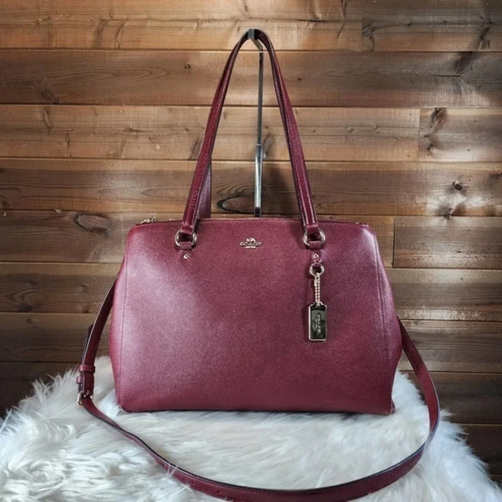 Coach Bordeaux Red Stanton Carryall